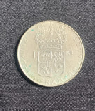 Moneda 1 coroana 1965 Suedia argint