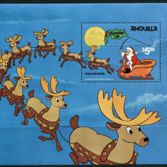 Anguilla 1981 Christmas Disney perf.sheet Mi.B40 MNH DA.257