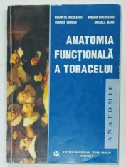 ANATOMIA FUNCTIONALA A TORACELUI de CEZAR TH. NICULESCU ...MIHAELA BANU , 2001