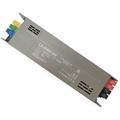 Sursa de alimentare slim pentru sisteme LED LS-400W24V, 400W, 24V DC, 16.7A, carcasa aluminiu, control inteligent, slow soft start, IP20
