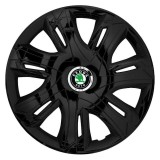 Cumpara ieftin Set 4 capace roti Supernova black laquered R16 Compatibil Cu Skoda