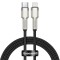 Baseus Cafule Cablu USB C - Lightning, PD, 20W, 1m (negru)