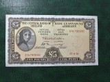 IRLANDA 5 POUNDS 1970 EXCELENTA RARA