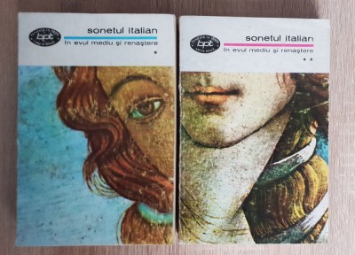 Sonetul italian &amp;icirc;n evul mediu și renaștere (2 vol.) foto