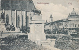 CP CLUJ STATUIA LUPOAICEI ND(1923), Circulata, Fotografie, Cluj Napoca