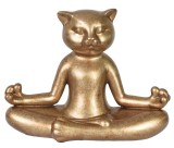 Figurina decorativa pisica aurie LUP184