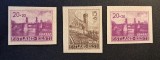 Ocupația Germană &icirc;n Estonia (Estland - Eesti / Ostland 1941) "Dorpat &amp; Reval" (15+15Kop Maro &amp; 2x 20+20Kop Violet, MINT / Nedintelate) CLK1