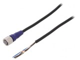 Cablu de Conectare M12 4 Pini 5m PVC