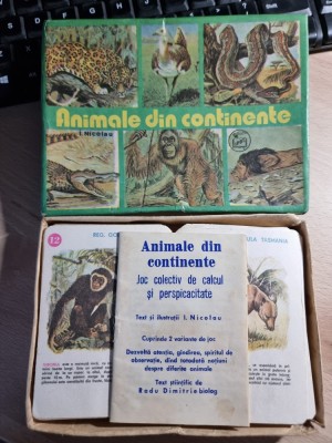 Joc vechi, animale din continente foto