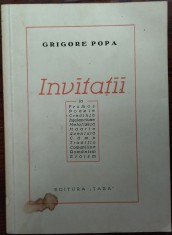 GRIGORE POPA - INVITATII LA FRUMOS, POEZIE, CREDINTA, INTELEPCIUNE etc. (editia princeps,1941) [DEDICATIE / AUTOGRAF]