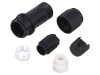 Conector Circular Tata 2 Pini IP68 BULGIN Montare pe Cablu Buccaneer 4000