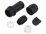 Conector Circular Mufă Tată 2 PIN Fără Contacte pe Cablu