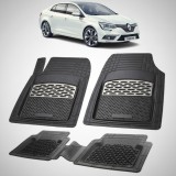 Covorase Renault Talisman 1 Sedan Compatibile 2015-2020 | Silver, Cauciuc