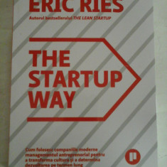 THE STARTUP WAY - Eric RIES - (carte noua, sigilata)