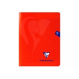Caiet A5+ (17 x 22 cm) capsat, coperta PP, 48 file, liniatura franceza, Clairefontaine