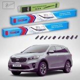 Cumpara ieftin Ștergătoare Kia Sorento III UM SUV 2015-2020 | Set Față și Spate Flat Premium &ndash; TeamCar&reg;