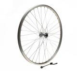 Roata fata dubla bicicleta 28&quot;, quick release, Skorpion, culoare argintiu Cod:AWR2830