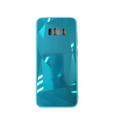Husa silicon si acril cu textura diamant Samsung Galaxy S8+ ; S8 Plus , Turcoaz