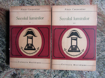Alejo Carpentier - Secolul luminilor 2 volume foto
