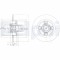 DELPHI BG9029RS Disc frana