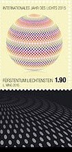 LIECHTENSTEIN 2015 Anul international al luminii Serie 1 timbru MNH** foto