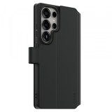 Husa pentru Samsung Galaxy S25 Ultra S938, PanzerGlass, Care Feature Kickstand Wallet, Neagra