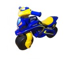 Motocicleta de impins MyKids Police Music 0139/57 Albastru Galben GreatGoods Plaything