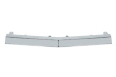 Bandou bara protectie Mercedes Clasa C (W205), 01.2014-, Fata, partea centrala, cromat, Aftermarket