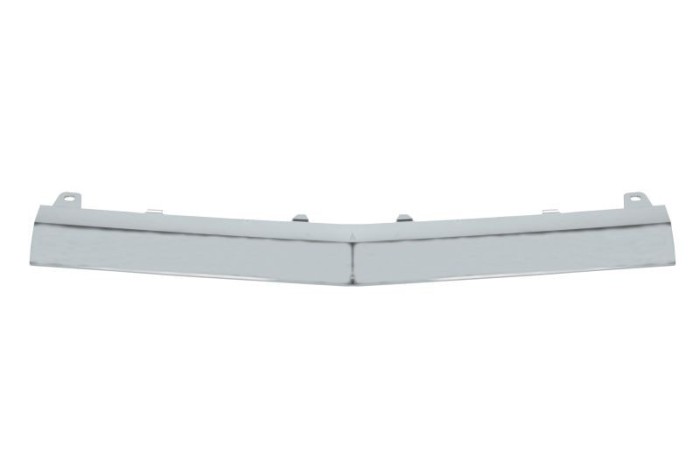 Bandou bara protectie Mercedes Clasa C (W205), 01.2014-, Fata, partea centrala, cromat, Aftermarket