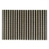 Suport Farfurii Bambus, 45x30.5 cm, Dungi Negru-Bej - Protectie Masa, Decor Bucatarie, Durabil &amp; Elegant