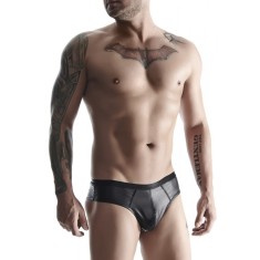 Bikini Barbati Stil Brazilian, Piele Ecologica, Negru, M