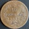 10 CENTESIMI(,,M&quot;)1862 - VICTOR EMMANUEL II/BRONZ,30mm. / 10 g./MONEDA DIN POZE