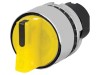 Comutator rotativ 22mm galben IP65 EAO