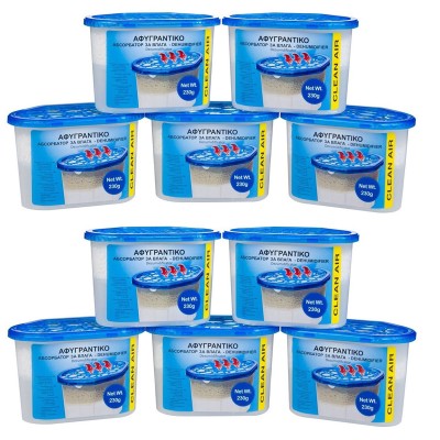 Set 10 absorbante umiditate Clean Air, suprafata 35 mp, 230 gr x 10 foto