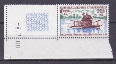 Noua Caledonie 1968 ziua marcii MI 457 MNH foto