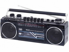 Radiocasetofon portabil RR 501 BT FM, Bluetooth, MP3, USB, negru Trevi foto