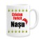 Cana alba personalizata Craciun Fericit Nasu, INOVATIX&reg;. 330ml