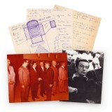 Geo Dumitrescu și Nicolae Ceaușescu, două fotografii de epocă + discurs susținut la &icirc;nt&acirc;lnirea cu N. Ceaușescu, 1980