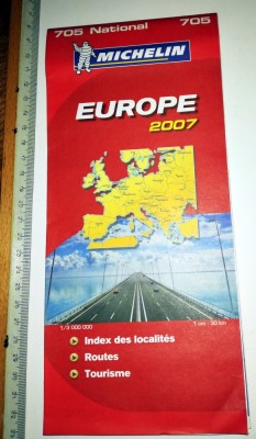 HARTA EUROPEI MICHELIN foto