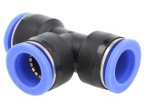 Racord Push-In T PBT Blueline 0,95-15bar