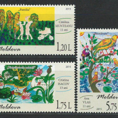 Moldova 2015 Mi 908/10 MNH - 1 iunie – Ziua Internaţională a Copilului