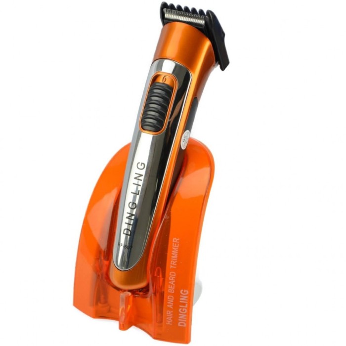Aparat de tuns profesional cu trimmer si acumulator Dingling RF-607