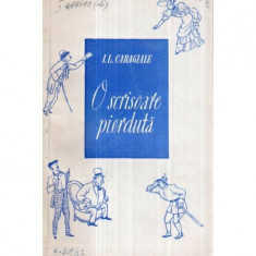 Ion Luca Caragiale - O scrisoare pierduta - Comedie in patru acte - 116125
