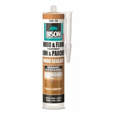 Mastic pentru lemn BISON Wood Sealant, 300ml, tek GartenVIP DiyLine foto