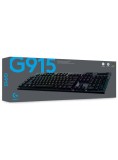 Tastatura Logitech G915 Lightspeed Wireless Rgb Gl Clicky Carbon PC