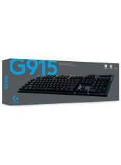 Tastatura Logitech G915 Lightspeed Wireless Rgb Gl Clicky Carbon PC