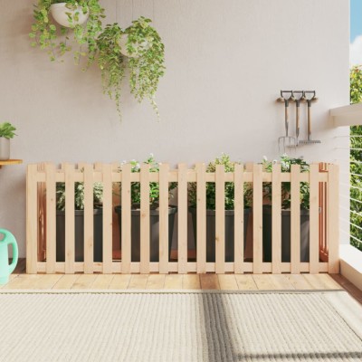 Gossi pat inaltat gradina design gard 200x50x70 cm lemn impregnat pin foto