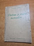 probleme si jocuri recreative - jocuri pentru orientarea in medul inconjurator si dezvoltarea vorbirii,probleme distractive - din anul 1952