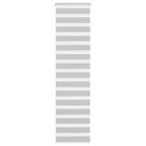 vidaXL Jaluzea tip zebra gri deschis lățime țesătură 60,9 cm poliester