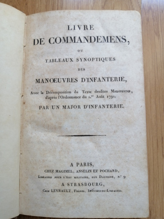 Livre de commandements - 2 volumes reli&eacute;s - Lavigne (Lieutenant-colonel) - 1792?